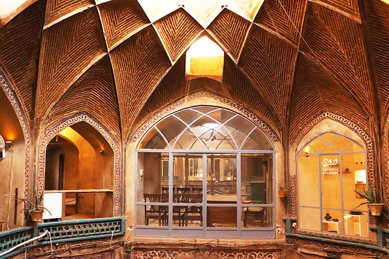 سقف سنتی تیمچه صباغ